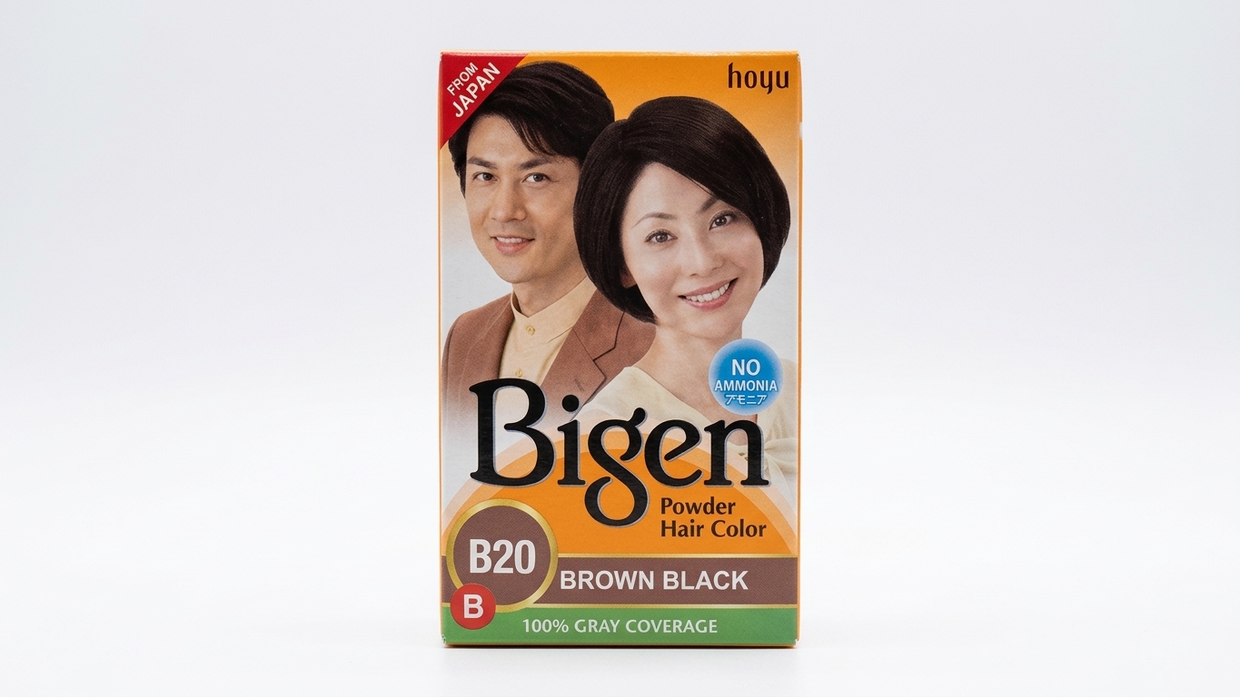 Bigen Powder Hair Color — Brown Black